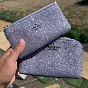 Glittery Kate Spade wallet & small bag
